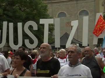Manifestación en Pamplona para pedir "justicia" por los jóvenes de Alsasua encarcelados Manifestación en Pamplona para pedir "justicia" por los jóvenes de Alsasua encarcelados