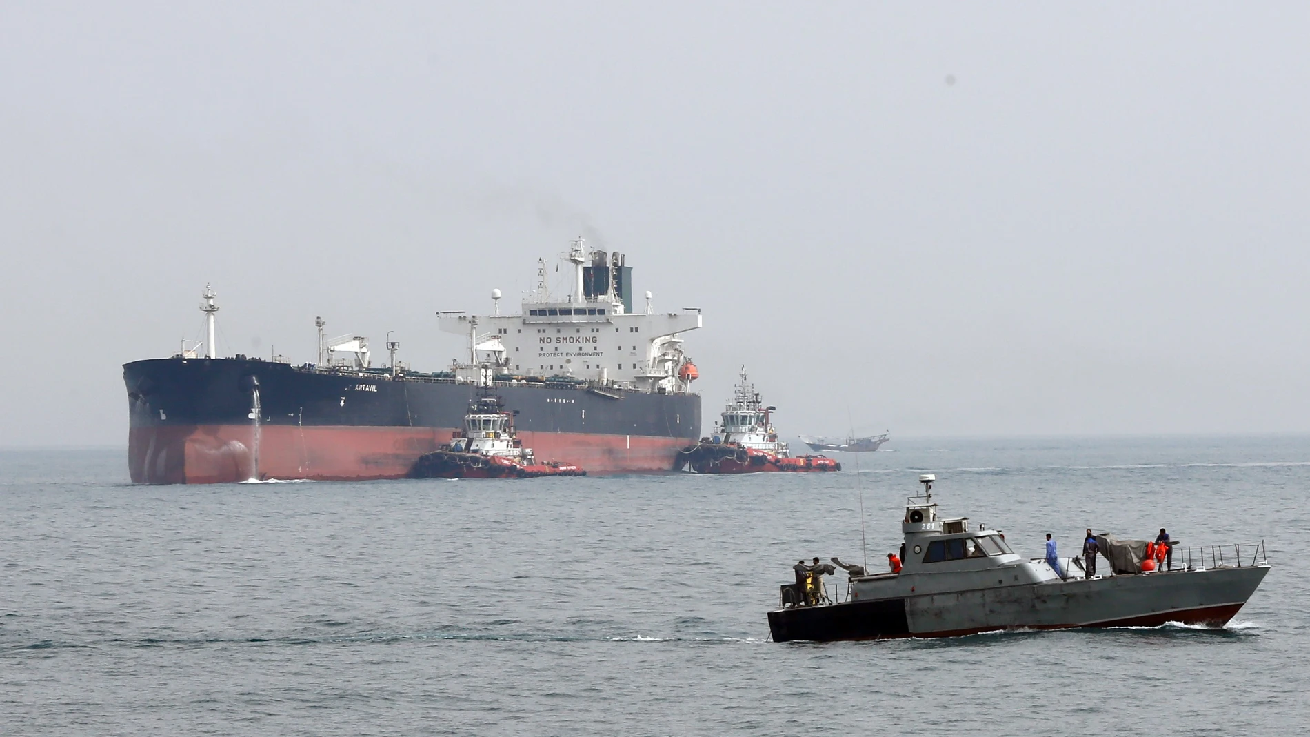 Liberados los cuatro tripulantes del petrolero iraní detenidos en Gibraltar