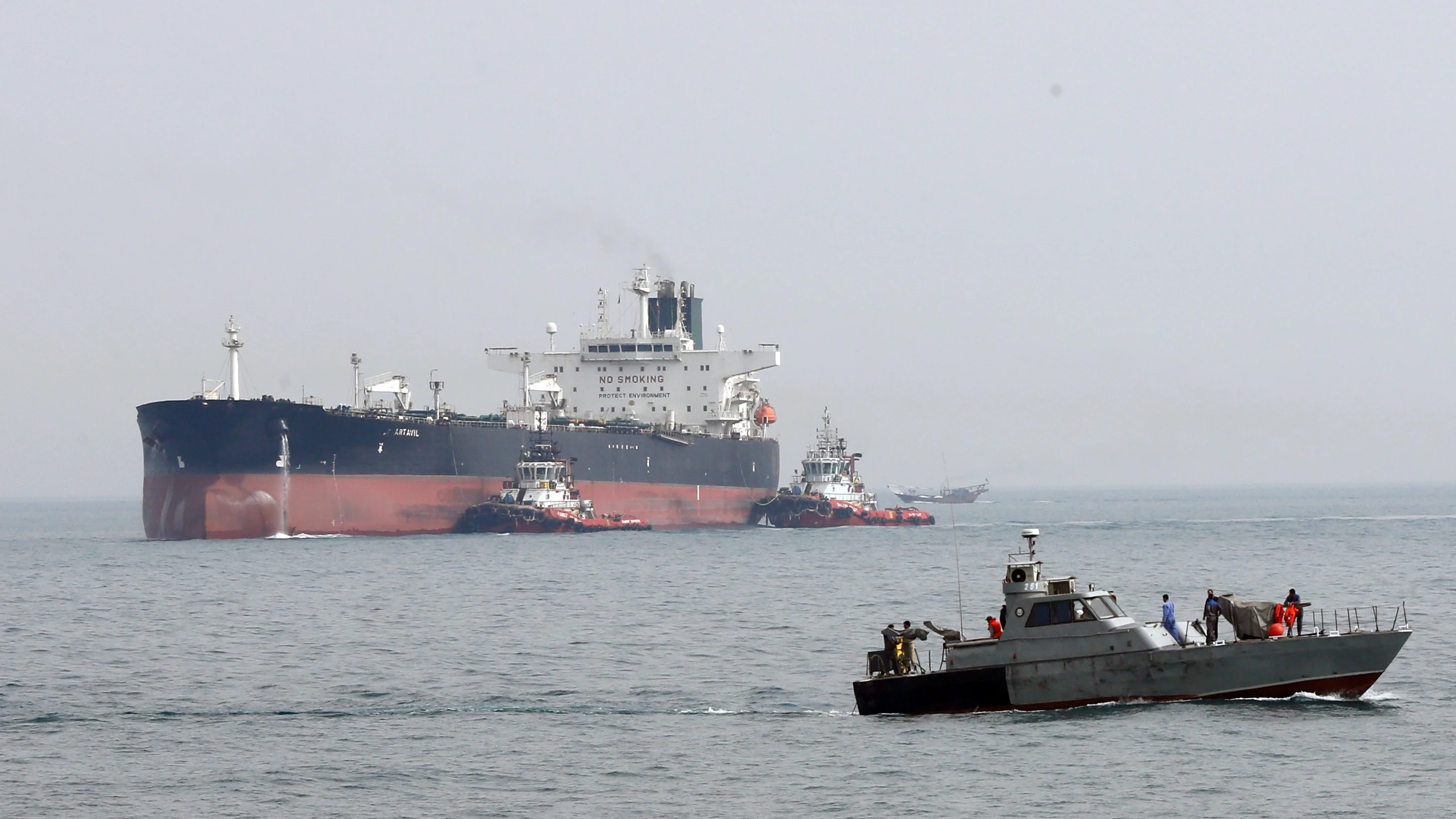 Liberados los cuatro tripulantes del petrolero iraní detenidos en Gibraltar 