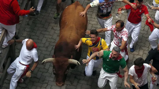 Último encierro de San Fermín 2019 Último encierro de San Fermín 2019