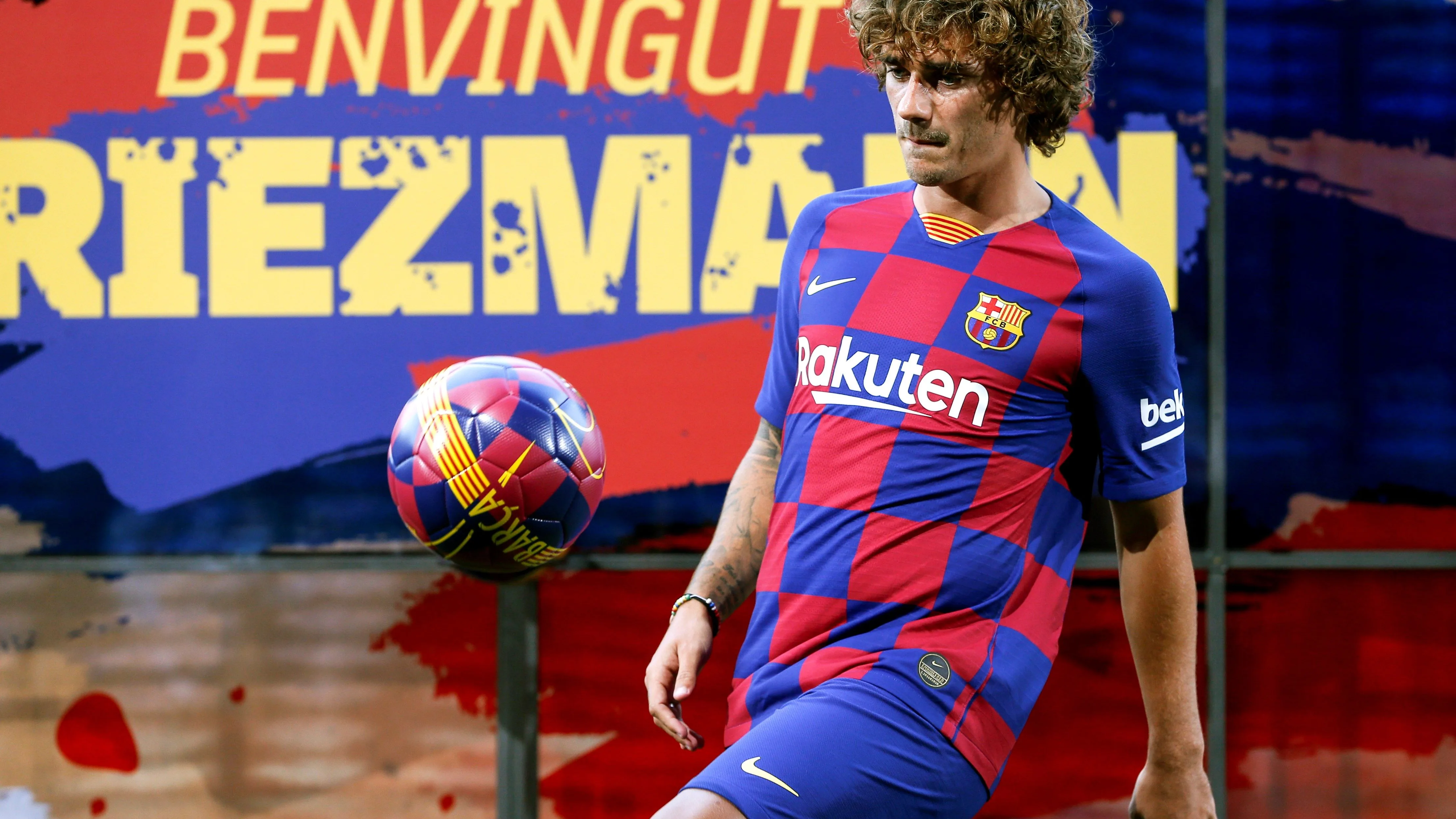 Griezmann es presentador de forma oficial como jugador del FC Barcelona 