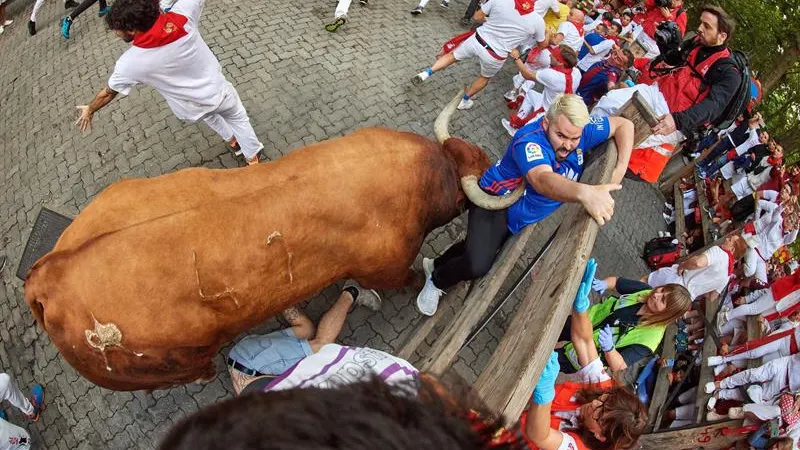 Octavo y último encierro de San Fermín