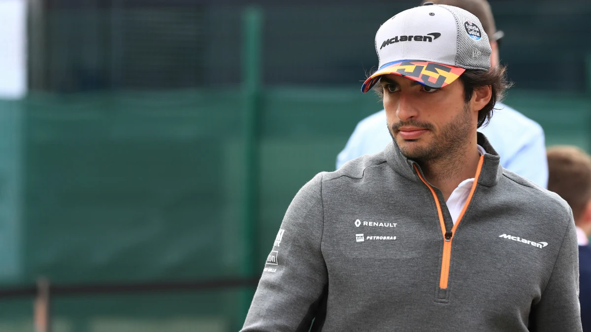 Carlos Sainz, en Silverstone