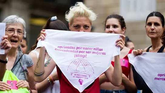 Protesta en apoyo a la víctima de la Manada de Manresa Protesta en apoyo a la víctima de la Manada de Manresa