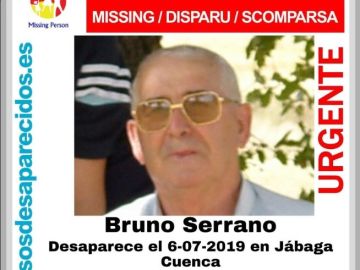 Cartel desaparecido Bruno Serrano Cartel desaparecido Bruno Serrano