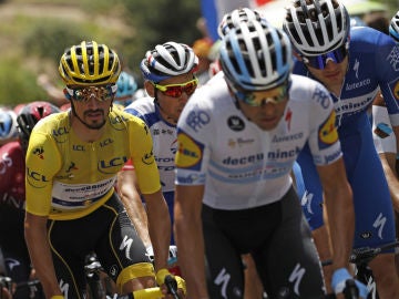 Alaphilippe, maillot amarillo del Tour Alaphilippe, maillot amarillo del Tour
