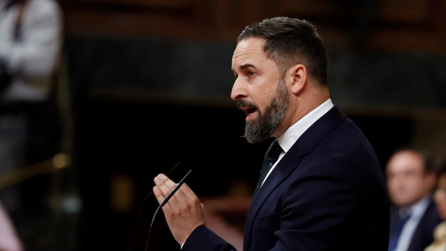 El líder de Vox, Santiago Abascal El líder de Vox, Santiago Abascal