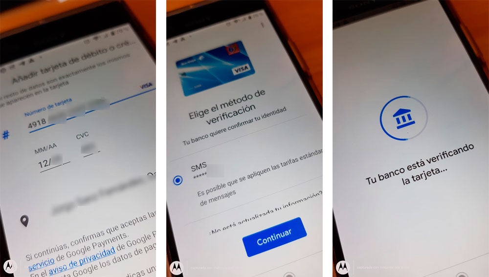 Añadiendo una tarjeta