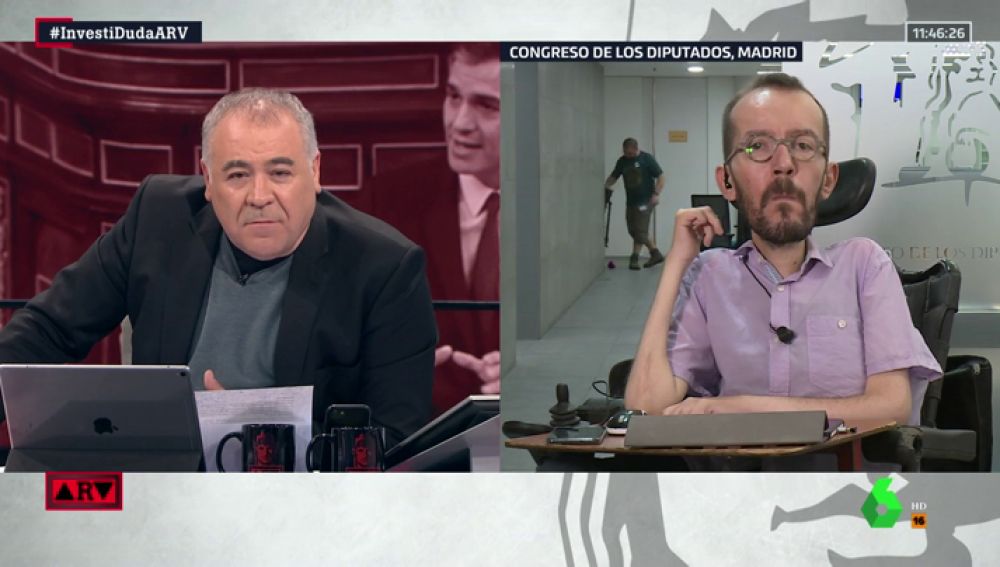 Pablo Echenique: "Las competencias que nos da el PSOE están vacías y no permitirían mejorar la vida de la gente"