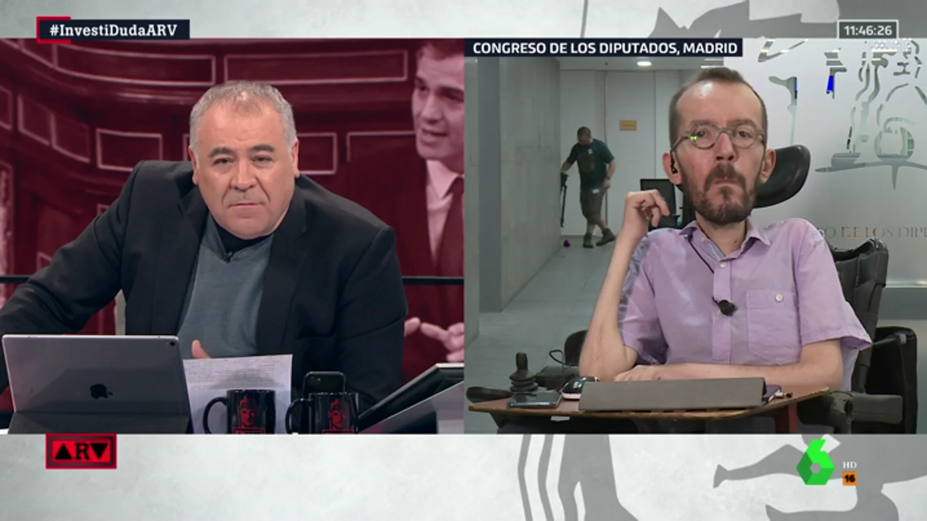 Pablo Echenique: "Las competencias que nos da el PSOE están vacías y no permitirían mejorar la vida de la gente"