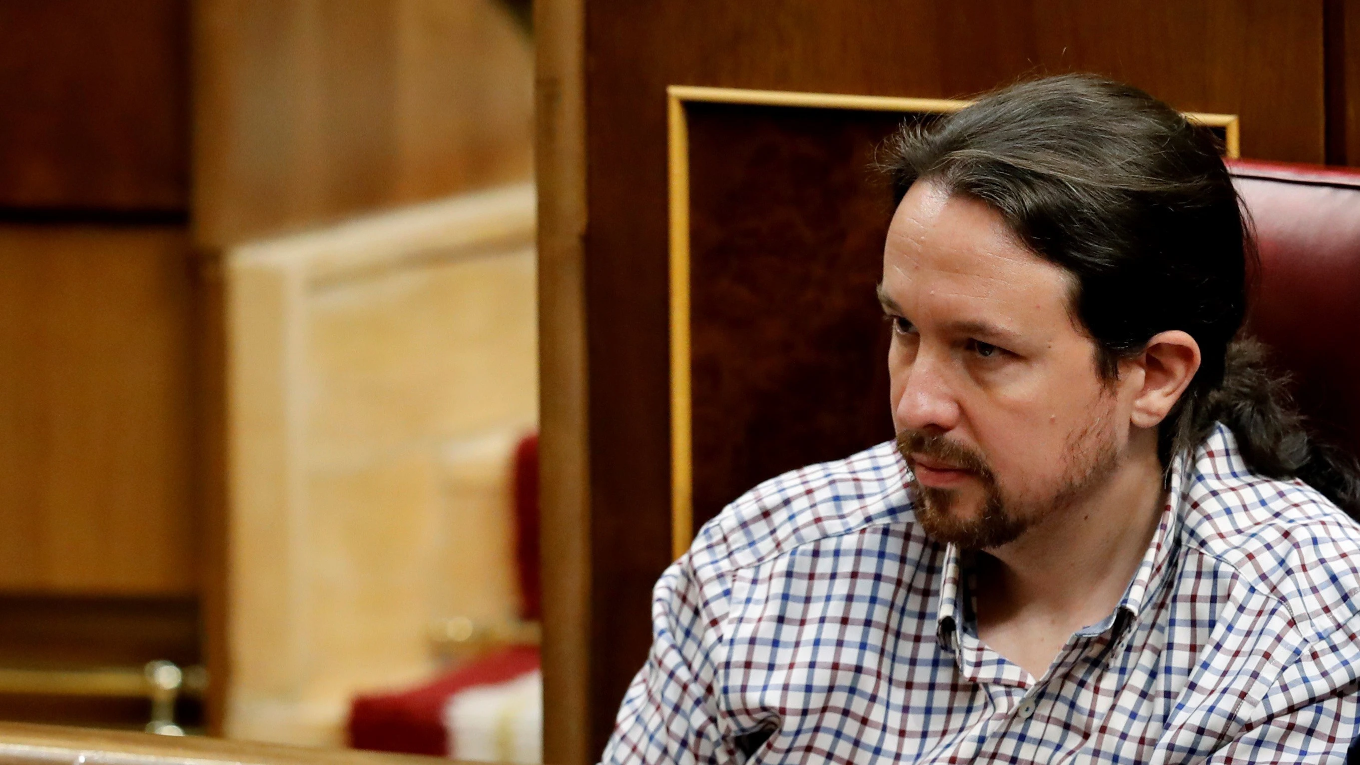 El líder de Unidas Podemos, Pablo Iglesias