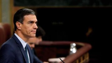 Pedro Sánchez, en la sesión de investidura de julio