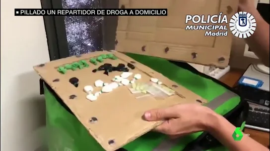 Pillan a un 'rider' que transportaba droga a domicilio Pillan a un 'rider' que transportaba droga a domicilio