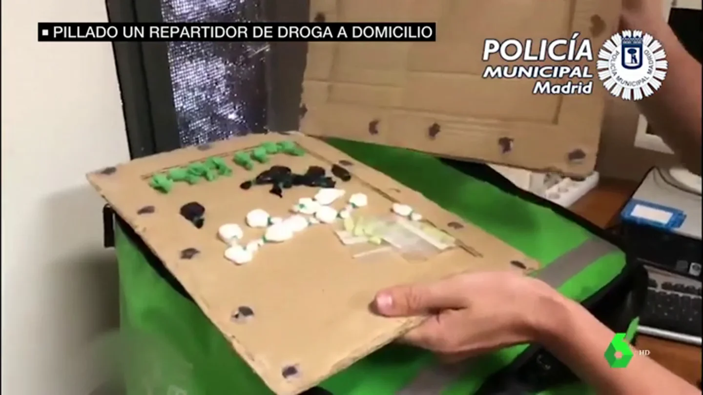 Pillan a un 'rider' que transportaba droga a domicilio Pillan a un 'rider' que transportaba droga a domicilio