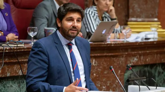 El presidente de Murcia, Fernando López Miras El presidente de Murcia, Fernando López Miras