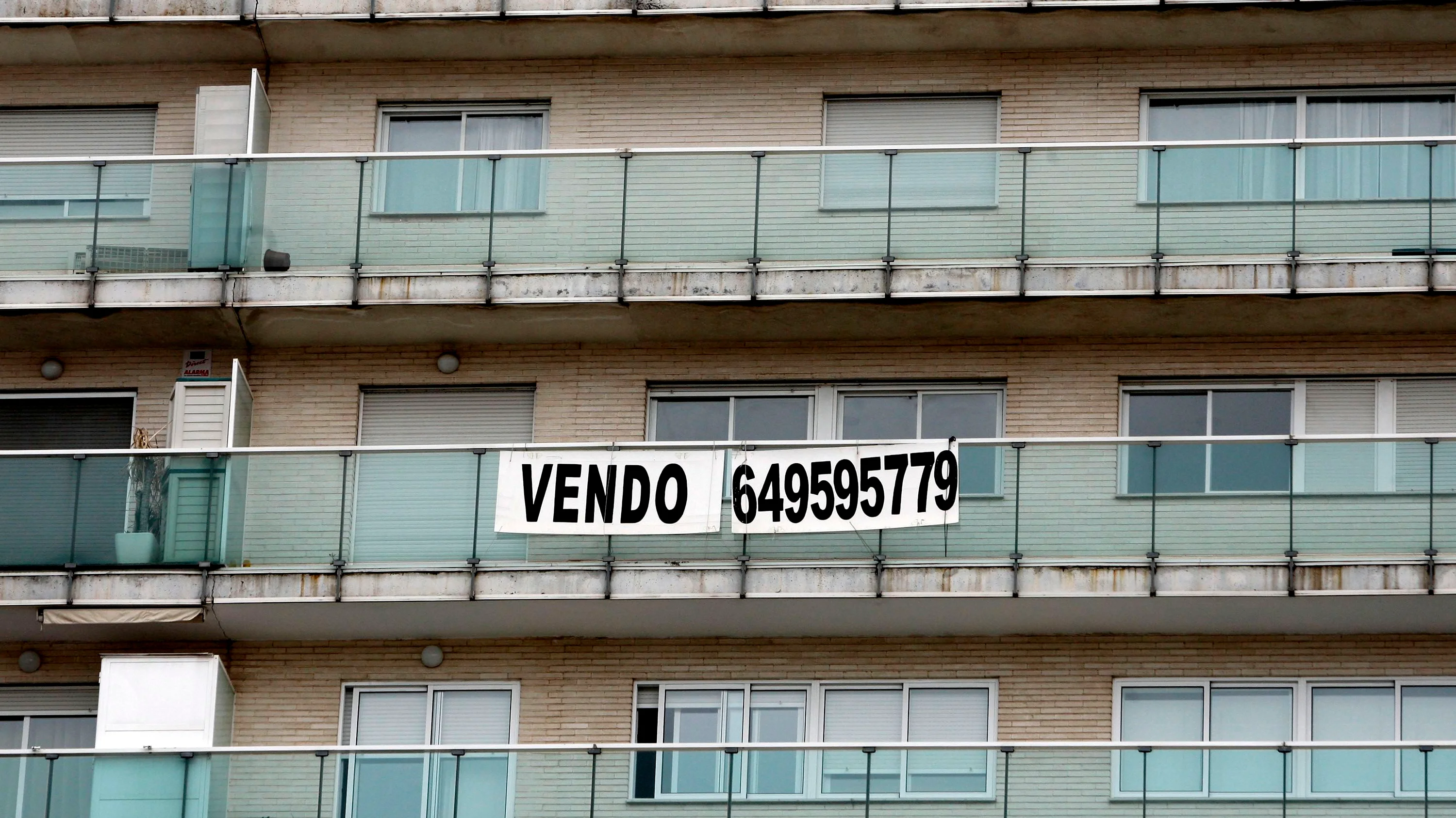 Cartel de venta de un inmueble