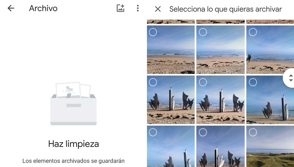 Archivando fotos