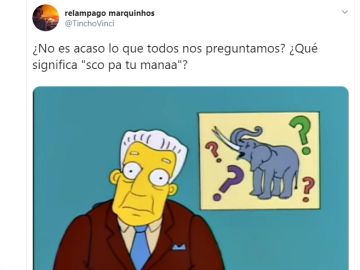 El nuevo reto viral de Twitter: publicar la frase 'Sco pa tu manaa' acompañado de una imagen para pedir la opinión de tus seguidores. El nuevo reto viral de Twitter: publicar la frase 'Sco pa tu manaa' acompañado de una imagen para pedir la opinión de tus seguidores.