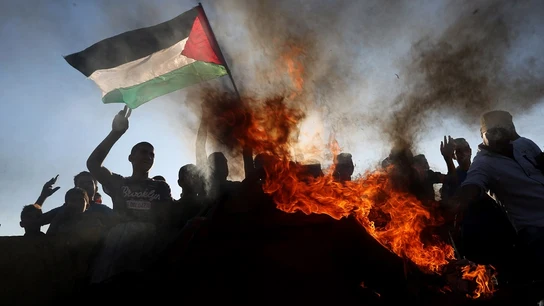 Imagen de las protestas en Palestina Imagen de las protestas en Palestina