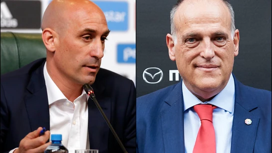 Luis Rubiales y Javier Tebas Luis Rubiales y Javier Tebas