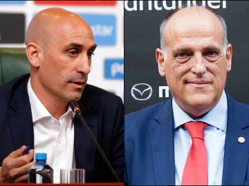 Luis Rubiales y Javier Tebas Luis Rubiales y Javier Tebas