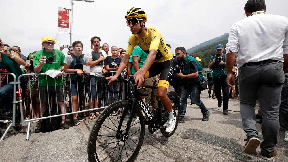 El colombiano Egan Bernal, virtual ganador del Tour de Francia