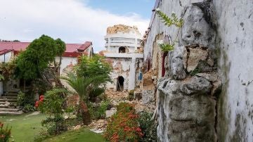 Imagen de los estragos de los terremotos en Filipinas