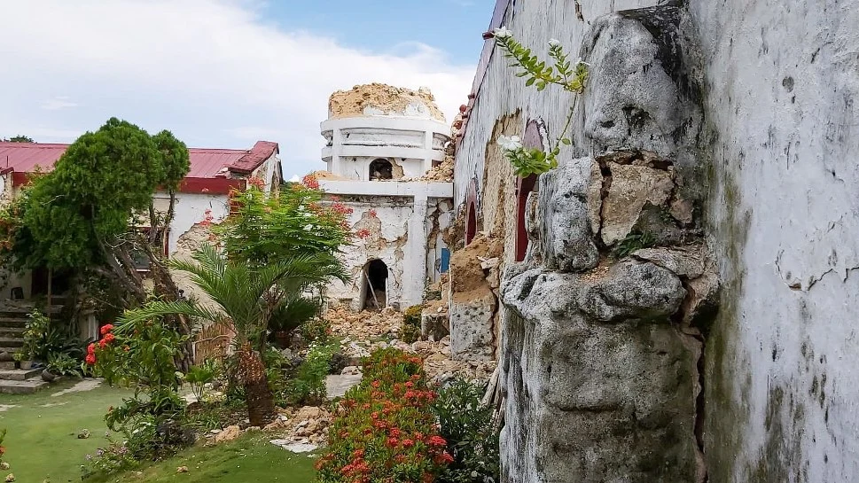 Imagen de los estragos de los terremotos en Filipinas