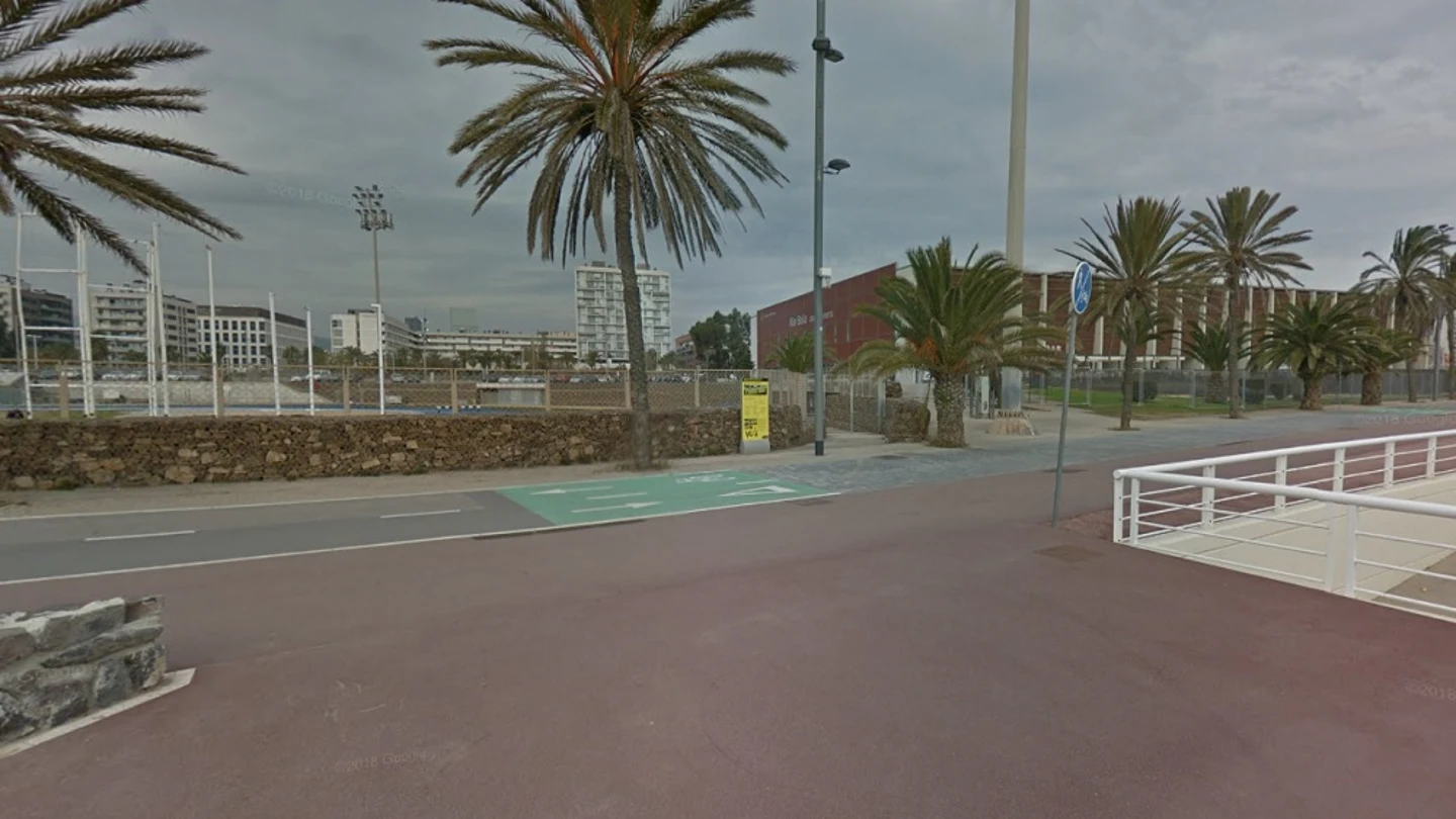 Parque deportivo de la Mar Bella Parque deportivo de la Mar Bella.