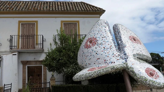 Vivienda de localidad Sevillana de Gelves donde un hombre ha apuñalado a su pareja Vivienda de localidad Sevillana de Gelves donde un hombre ha apuñalado a su pareja