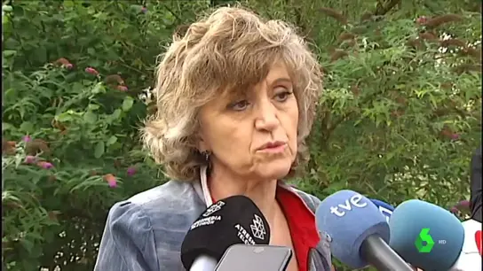 María Luisa Carcedo, ante los medios María Luisa Carcedo, ante los medios