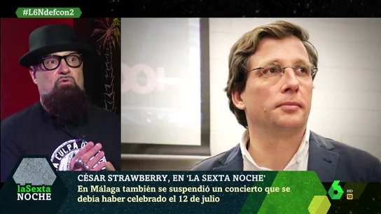 César Strawberry en laSexta Noche César Strawberry en laSexta Noche