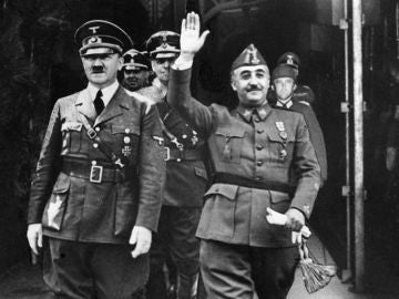 Encuentro de Adolfo Hitler con el general Francisco Franco en 1940