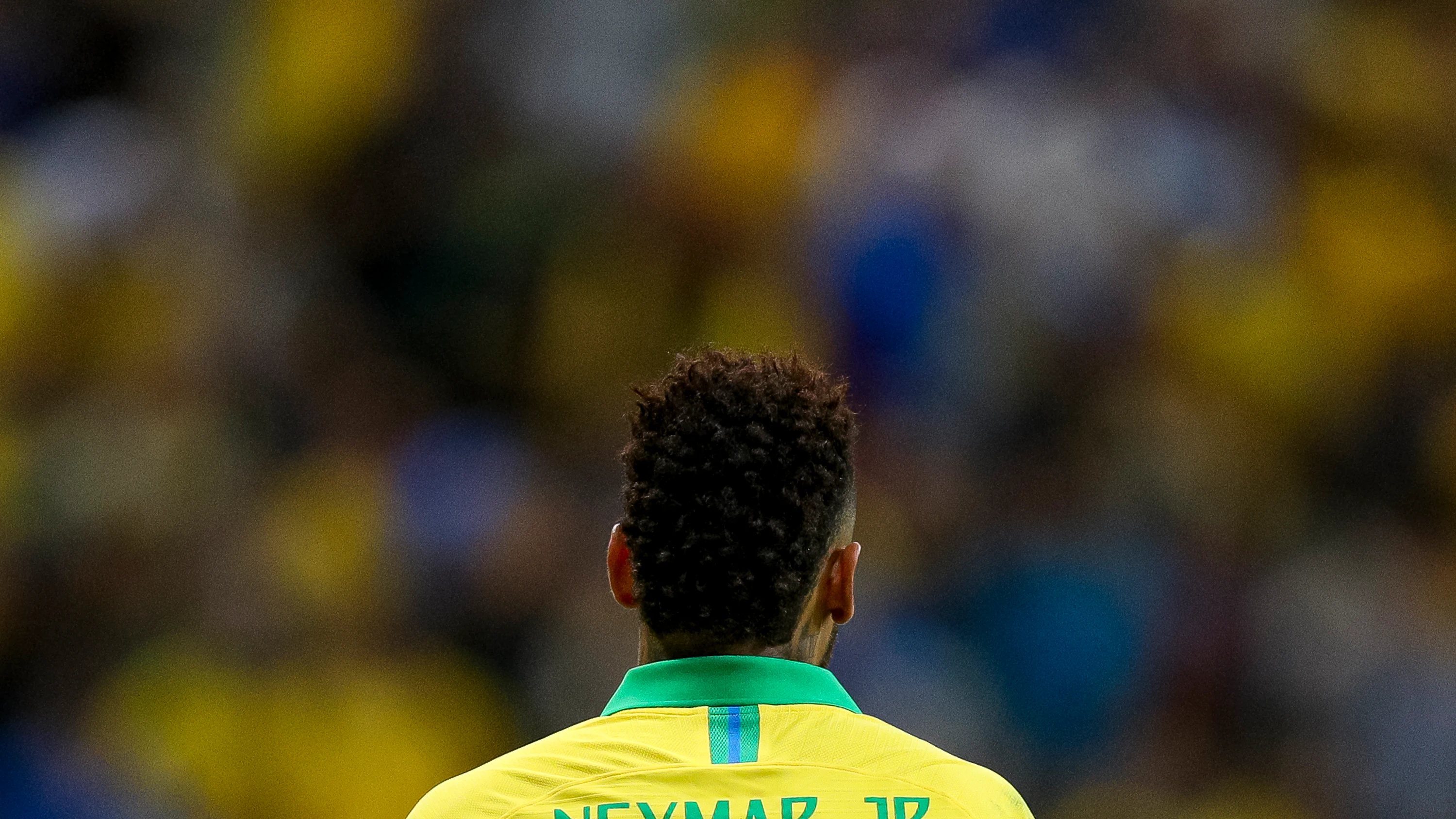 Neymar, durante un partido de Brasil