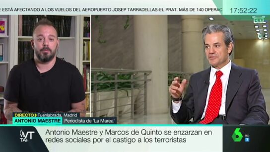 Antonio Maestre responde a Marcos de Quinto: "Su propuesta es el ojo por ojo, la legitimaci&oacute;n de la tortura como castigo"
