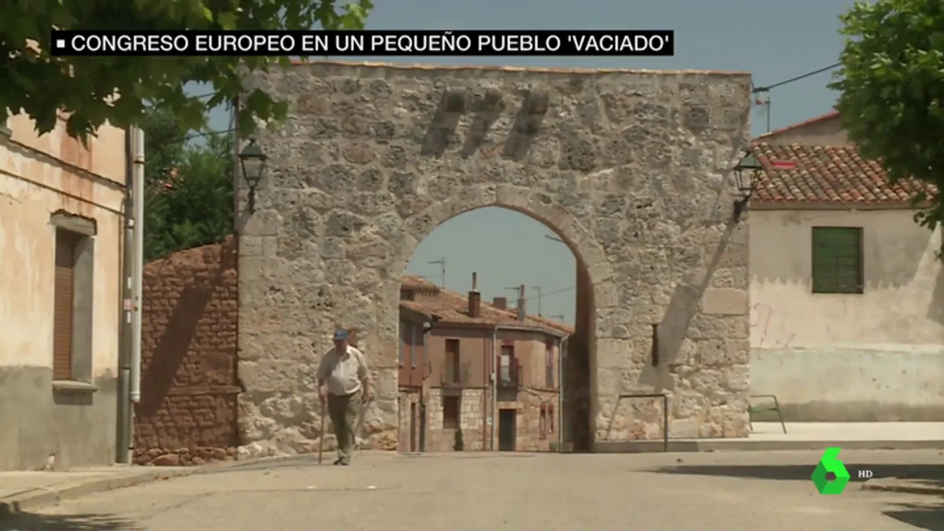 Todo preparado en Villahoz, el pueblo de 150 habitantes dispuesto a frenar el vaciado de la España rural