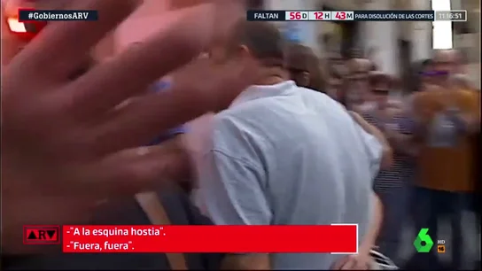 Increpan a un equipo de Antena 3 Increpan a un equipo de Antena 3