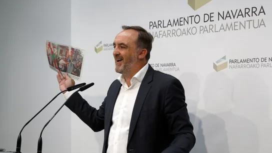 El portavoz de Navarra Suma, Javier Esparza El portavoz de Navarra Suma, Javier Esparza
