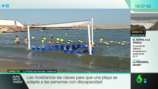 Las claves para que una playa sea accesible a personas con discapacidad