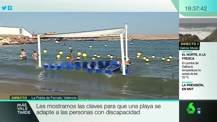 Las claves para que una playa sea accesible a personas con discapacidad