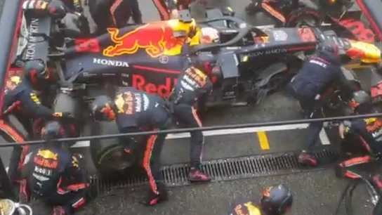 Pit lane de Red Bull Pit lane de Red Bull