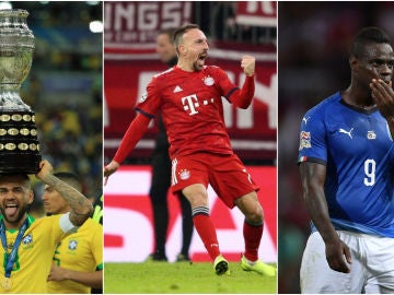 Alves, Ribéry y Balotelli, se encuentran actualmente sin equipo Alves, Ribéry y Balotelli, se encuentran actualmente sin equipo