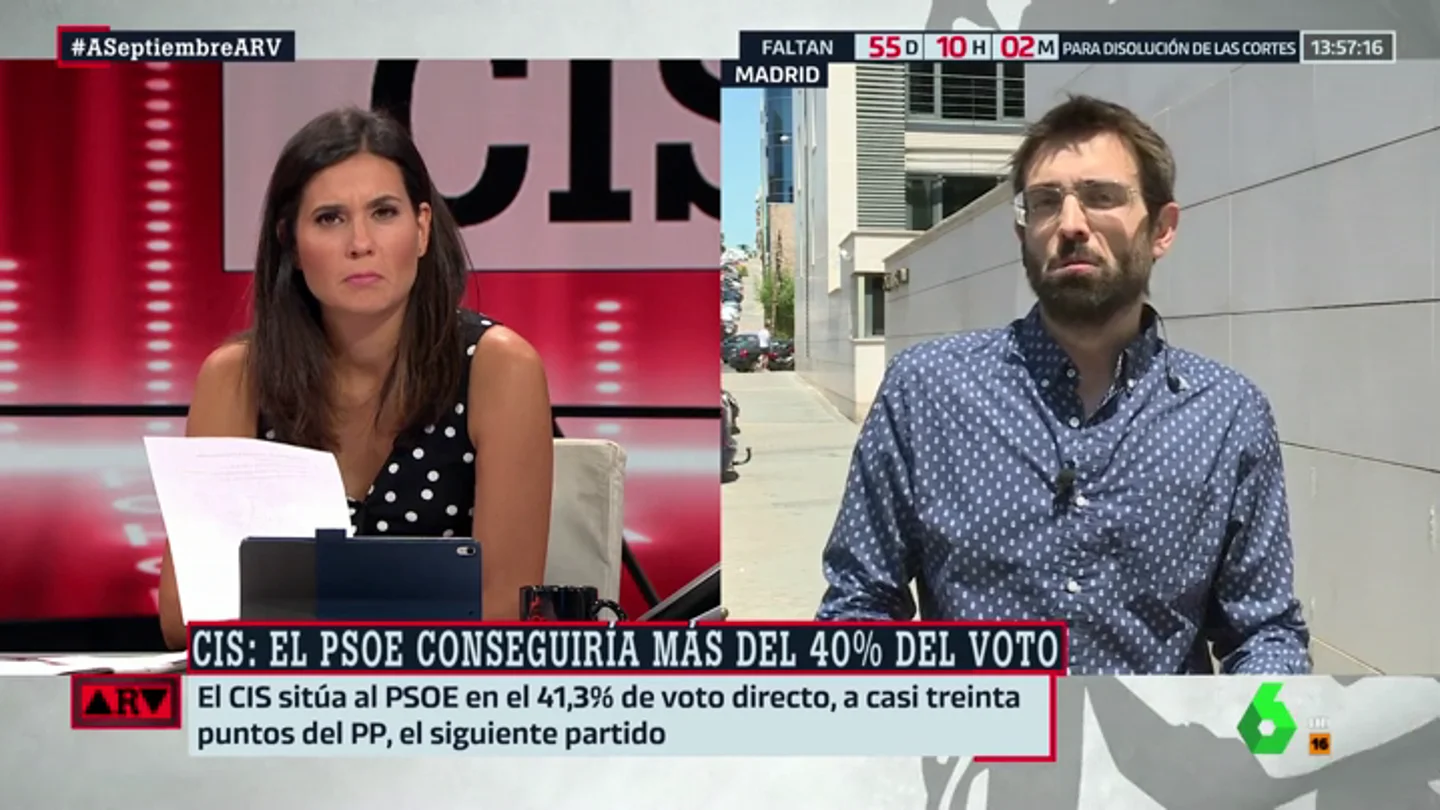 Kiko Llaneras, analista político: "Las primeras señales indican que el PSOE va a pagar la investidura fallida" Kiko Llaneras, analista político: "Las primeras señales indican que el PSOE va a pagar la investidura fallida"