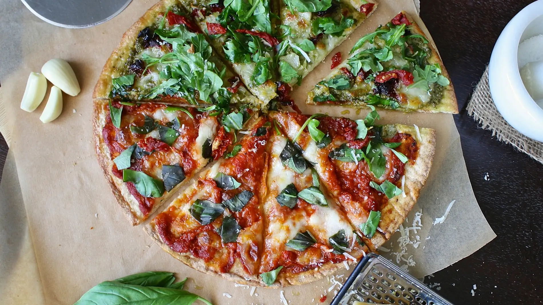 pizza de verduras