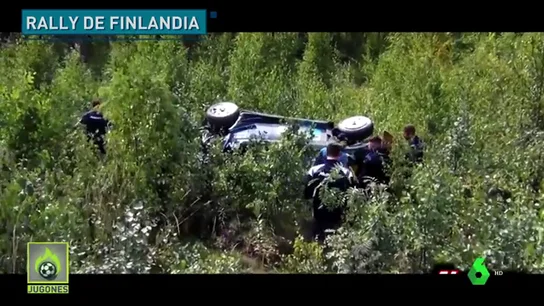 Brutal accidente de Hayden Paddon en el mítico rally de Finlandia Brutal accidente de Hayden Paddon en el mítico rally de Finlandia