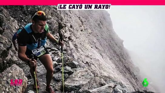Un rayo atraviesa a un corredor espa&ntilde;ol durante una carrera: "Notaba un calambre fuerte en la cabeza"