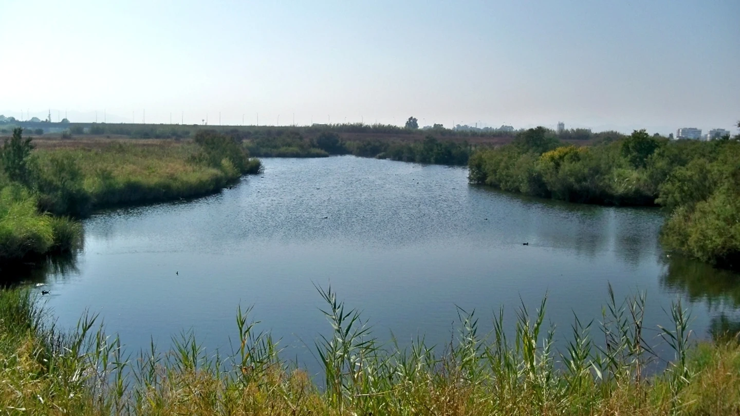 Imagen de archivo del río Guadalhorce Imagen de archivo del río Guadalhorce