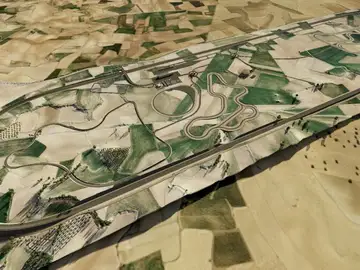 Proyección del circuito oval de Toledo Proyección del circuito oval de Toledo
