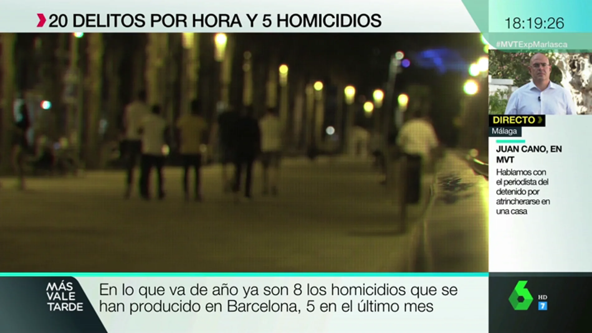 Inseguridad en Barcelona: la ciudad registra 20 delitos por hora y cinco homicidios en un mes