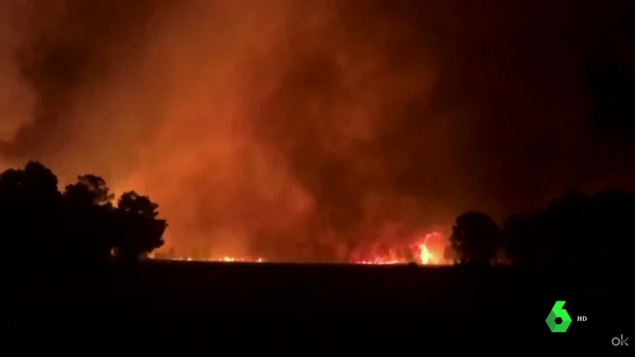 Incendio en Barchín del Hoyo, Cuenca